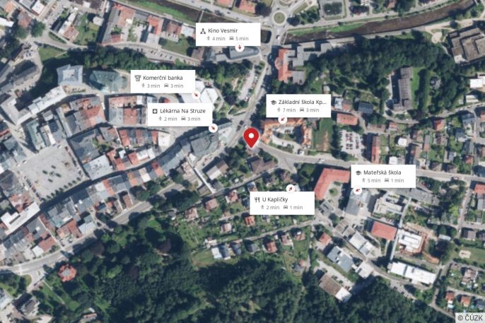 Pronájem, Byt 1+kk, Trutnov