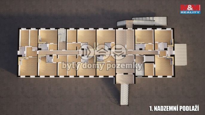 Prodej, Nájemní dům, Milovice