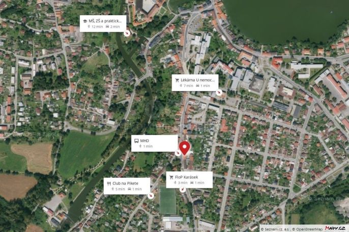 Pronájem, Byt 1+kk, Jindřichův Hradec