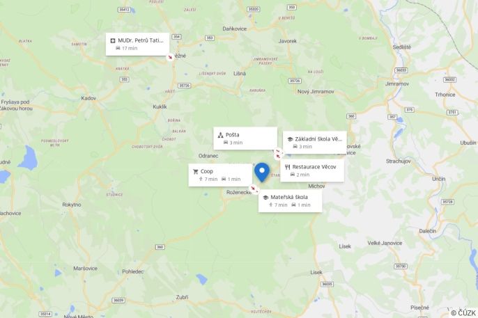 Prodej, Louka, Věcov