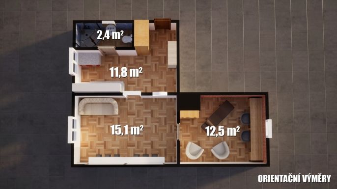 Prodej, Byt 2+1, Velké Březno