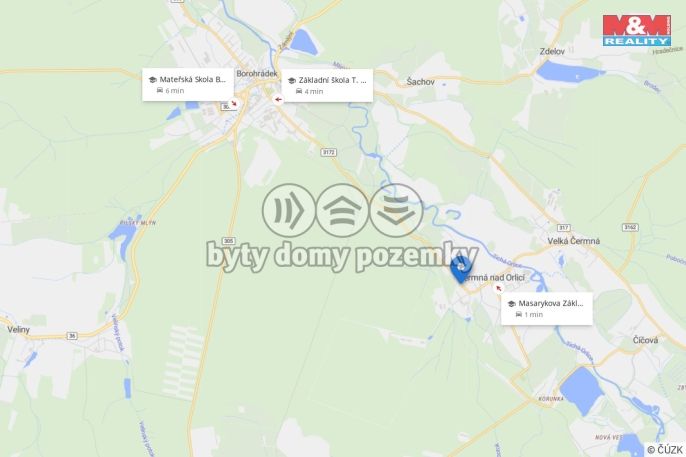 Prodej, Pozemek k bydlení, Čermná nad Orlicí