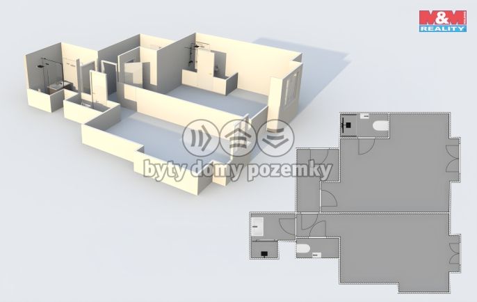 Prodej, Byt 2+kk, Praha