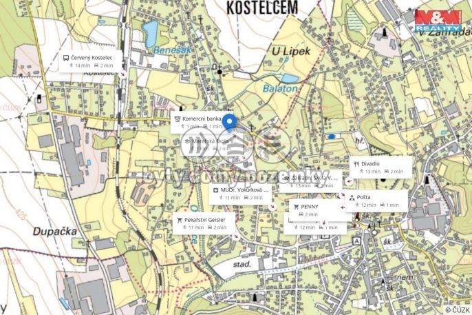 Prodej, Byt 3+1, Červený Kostelec