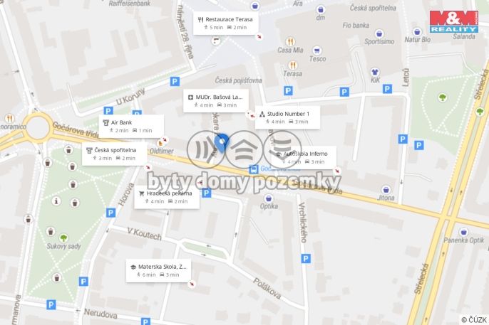 Pronájem, Byt 1+1, Hradec Králové