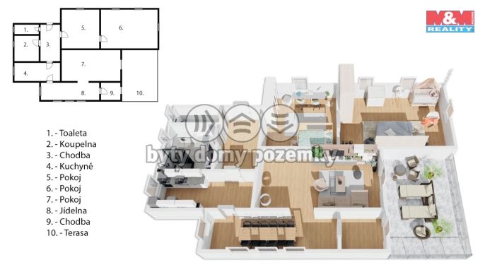 Prodej, Byt 1+1, Hronov