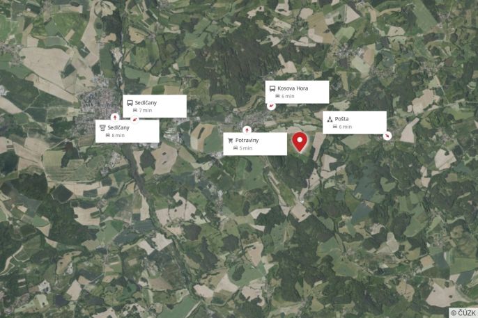 Prodej, Komerční pozemky, Kosova Hora