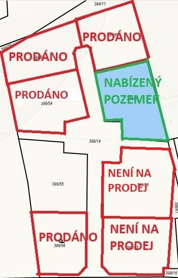 Prodej, Pozemek k bydlení, Račice