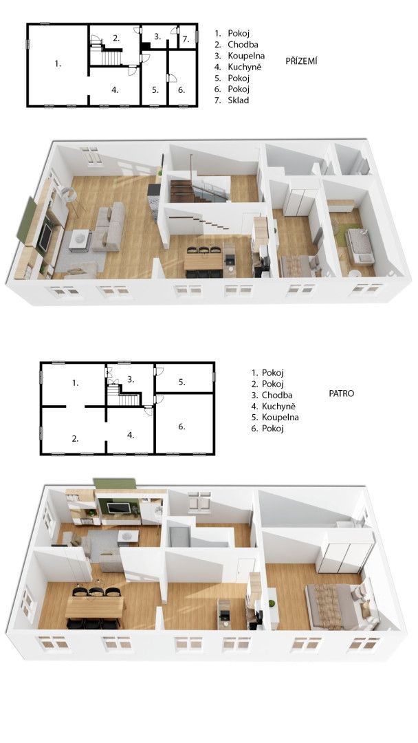 Prodej, Rodinný dům, Hořovičky