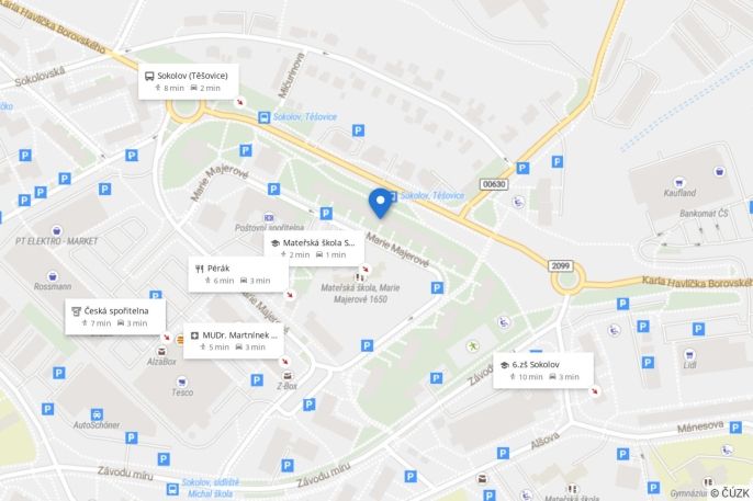 Pronájem, Byt 2+1, Sokolov