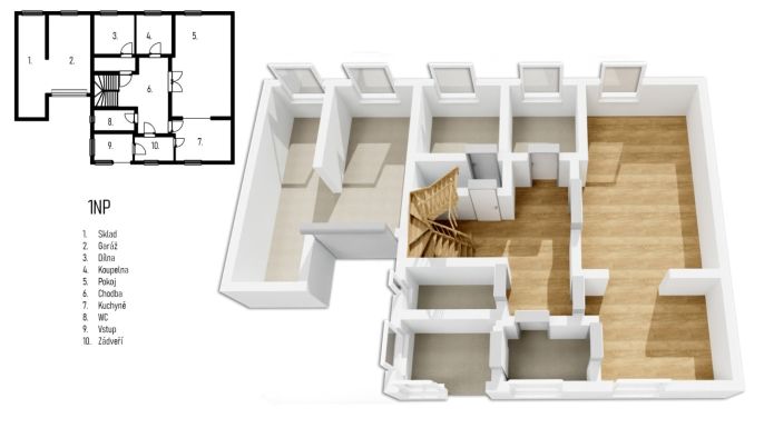 Prodej, Rodinný dům, Tisá