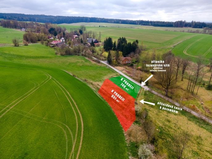 Prodej, Pozemek k bydlení, Anenská Studánka