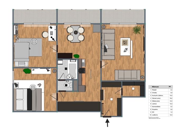 Prodej, Byt 3+1, Bílina