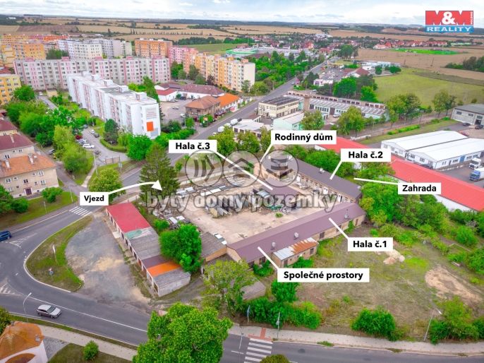 Prodej, Výrobní objekt, 3624 m², Roudnice nad Labem, U Hřbitova