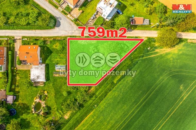 Prodej, Pozemek k bydlení, 759 m², Suchdol