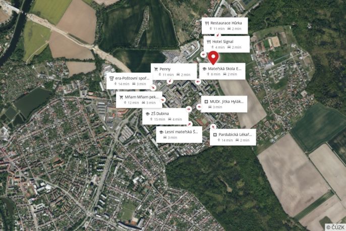 Pronájem, Byt 3+kk, Pardubice