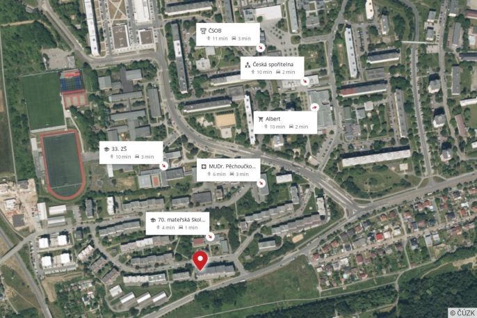 Pronájem, Byt 1+kk, Plzeň