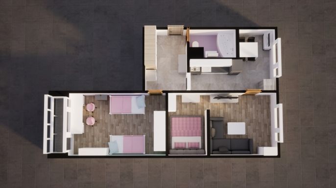 Pronájem, Byt 3+1, Liberec