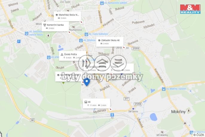 Prodej, Byt 3+1, Aš