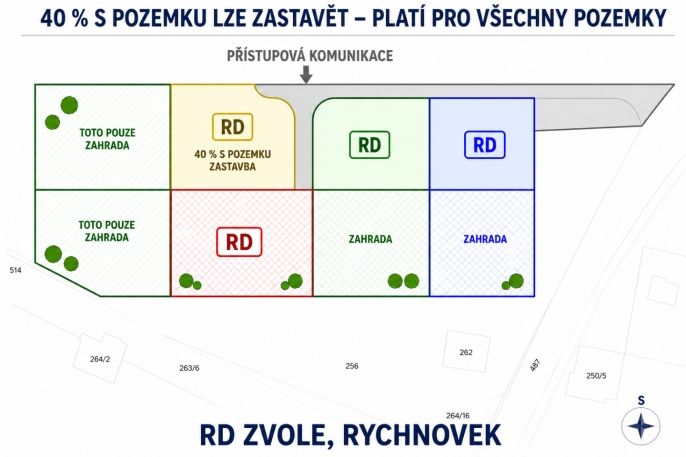 Prodej, Pozemek k bydlení, Rychnovek