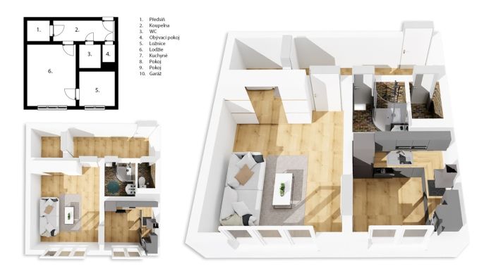 Prodej, Byt 1+1, Neratovice