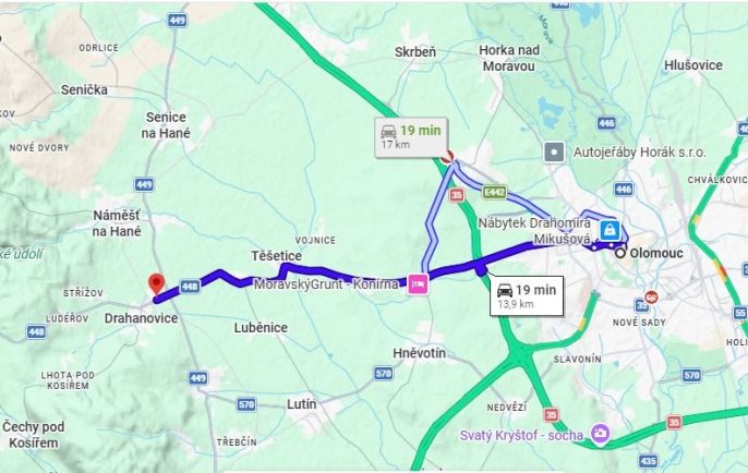 Prodej, Pole, Drahanovice