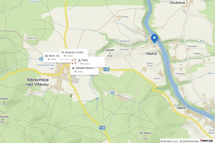 Prodej, Pozemek k bydlení, Albrechtice nad Vltavou