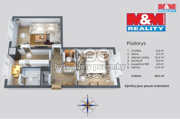 Prodej, Byt 2+1, Ústí nad Labem