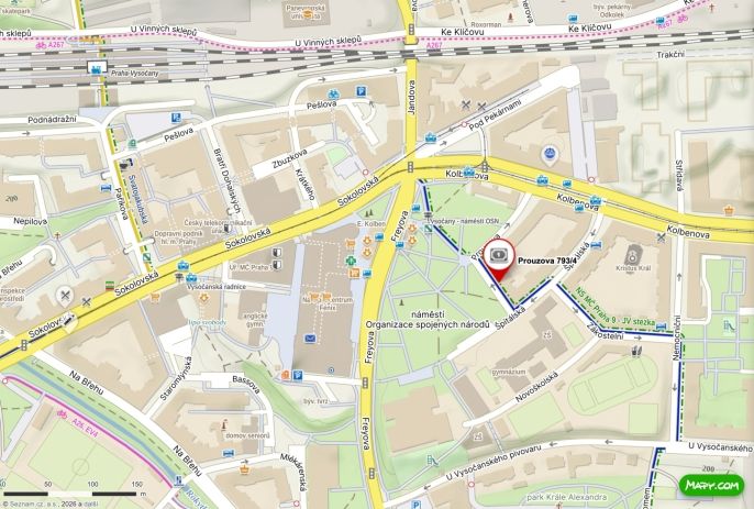 Pronájem, Byt 2+1, Praha