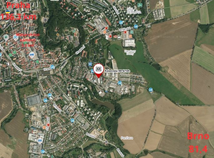 Pronájem, Obchod a služby, Jihlava