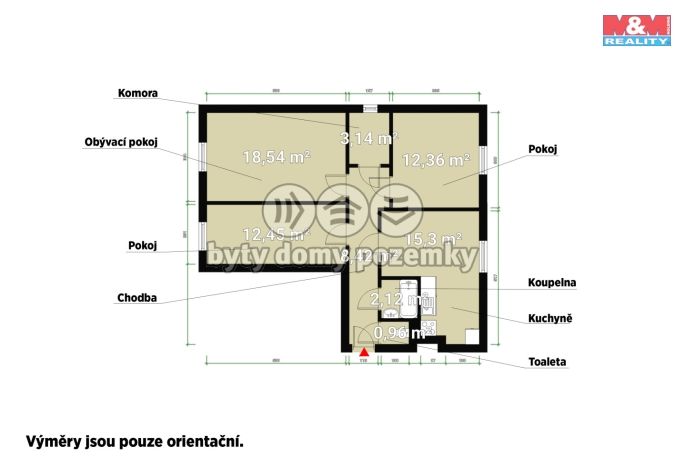 Prodej, Byt 3+1, Sytno