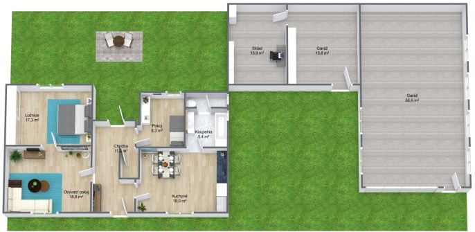 Prodej, Rodinný dům, Chotětov