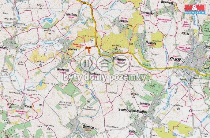 Prodej, Pole, Stavěšice