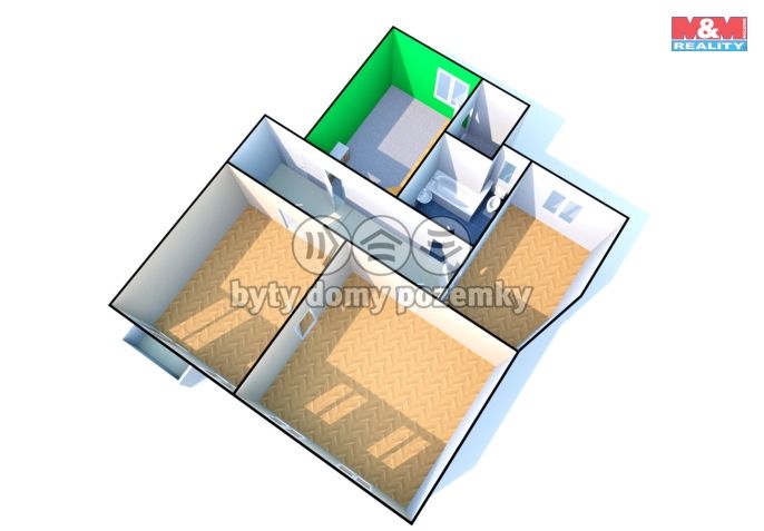 Prodej, Byt 3+1, Děčín