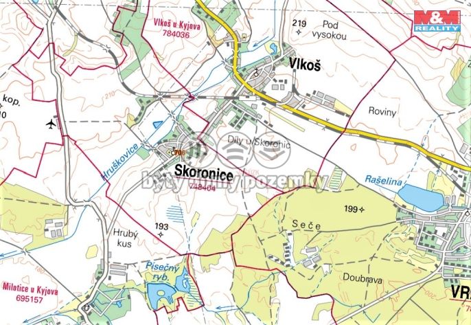 Prodej, Pole, Skoronice