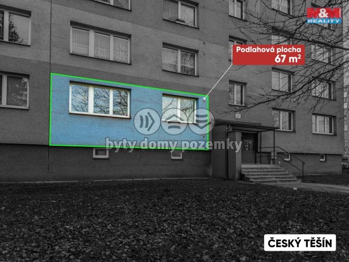 Prodej, Byt 3+1, Český Těšín