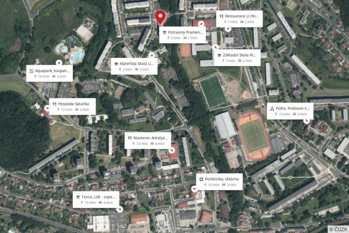 Prodej, Byt 3+1, Klášterec nad Ohří