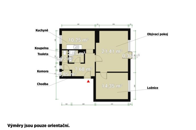 Pronájem, Byt 2+1, Klatovy