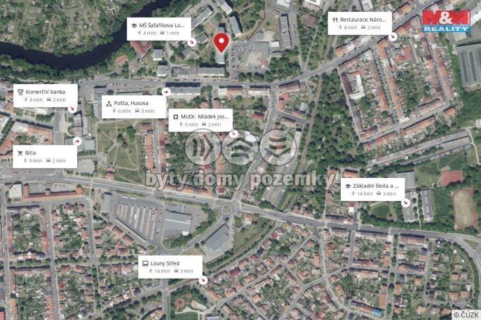 Prodej, Byt 3+1, Louny