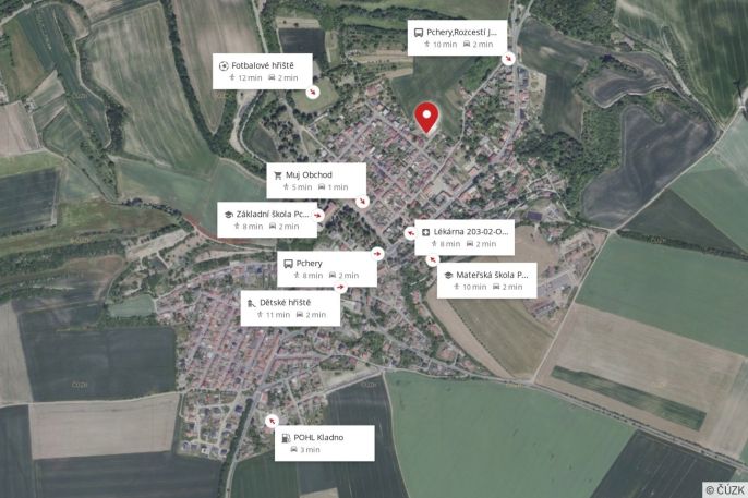 Pronájem, Rodinný dům, Pchery