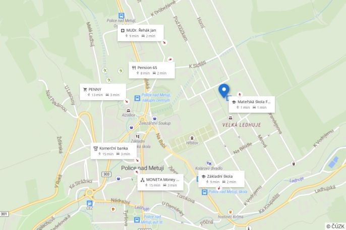 Prodej, Byt 4+1, Police nad Metují