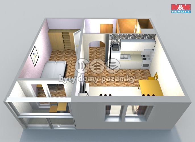 Pronájem, Byt 1+1, Česká Lípa