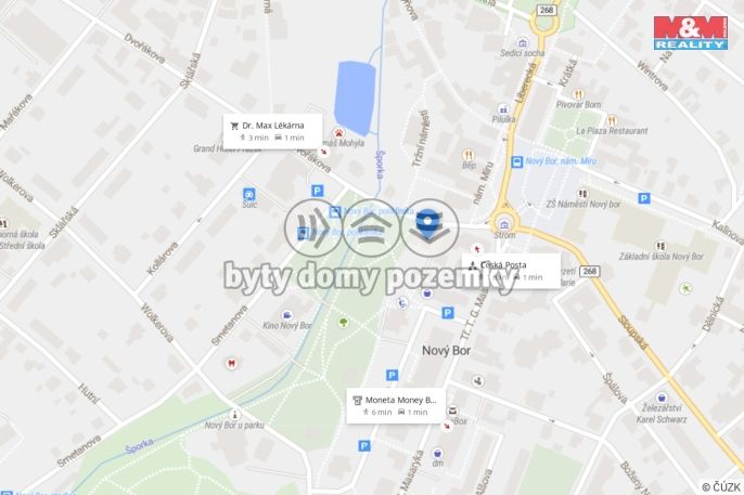 Pronájem, Kancelářský prostor, Nový Bor