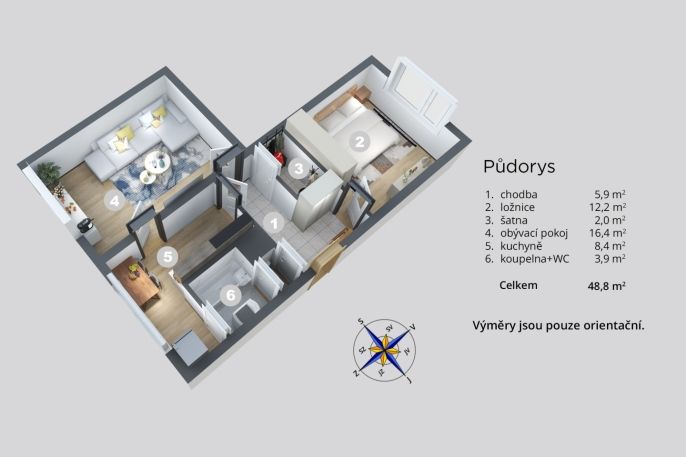 Prodej, Byt 2+1, Ústí nad Labem