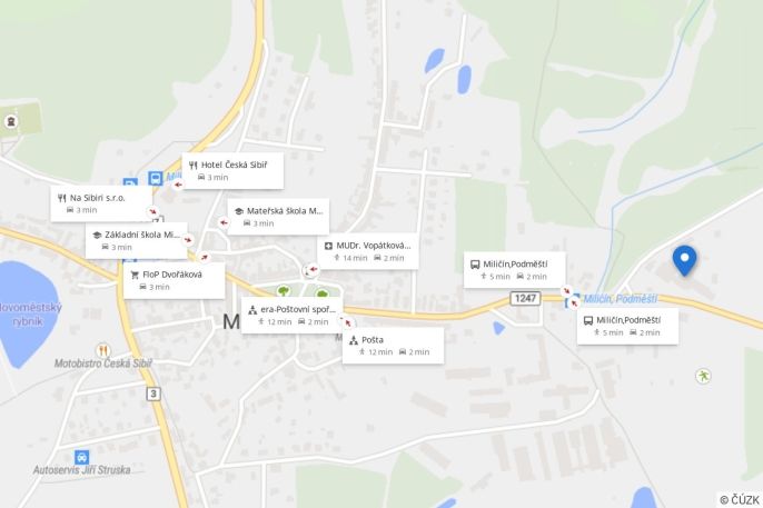 Pronájem, Výrobní objekt, Miličín