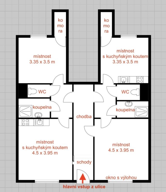 Pronájem, Obchod a služby, Ostrava