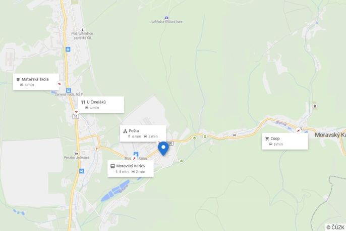 Pronájem, Byt 2+1, Červená Voda