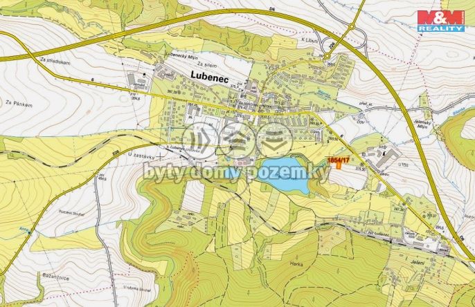 Prodej, Pozemek k bydlení, Lubenec