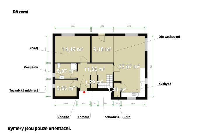 Prodej, Rodinný dům, Horoušany