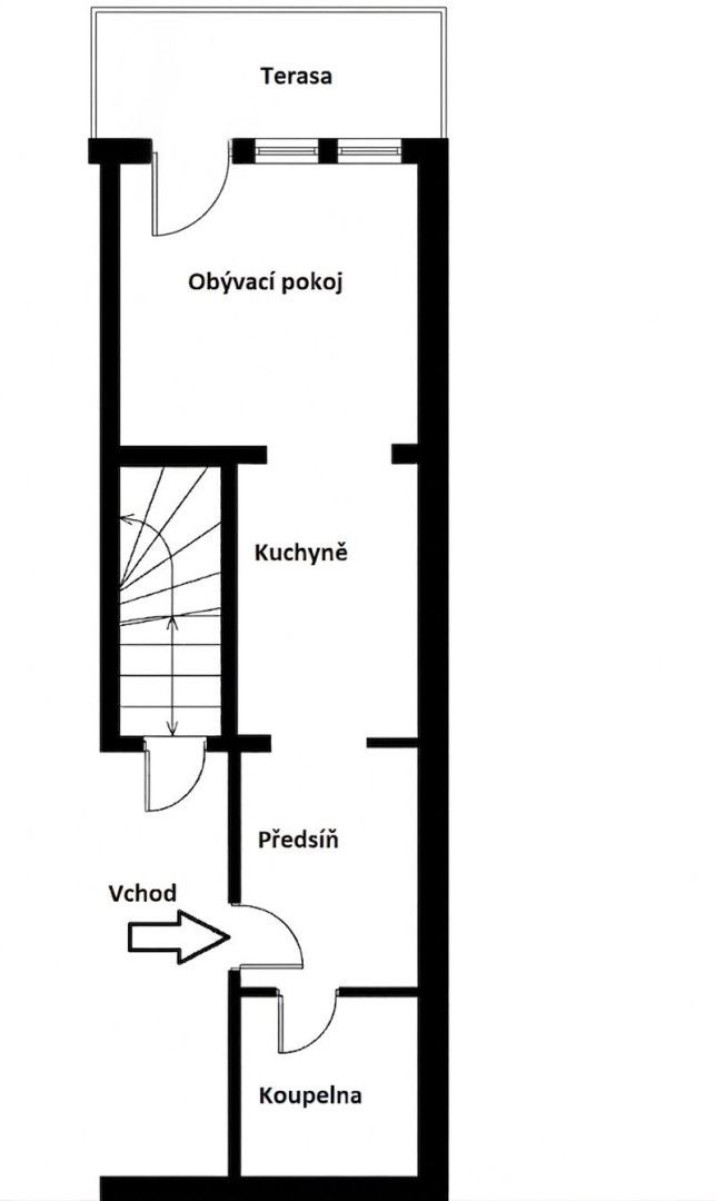 Pronájem, Byt 1+kk, Liberec